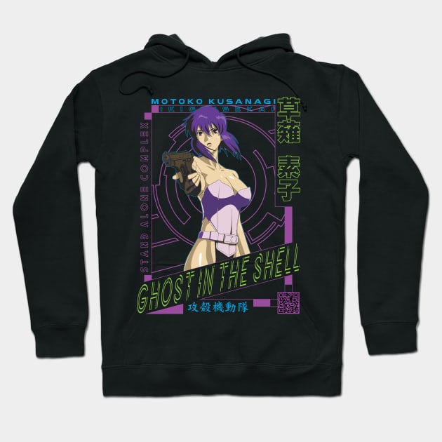 Motoko Kusanagi | IKIGAISEKAI - V2 Hoodie by IKIGAISEKAI